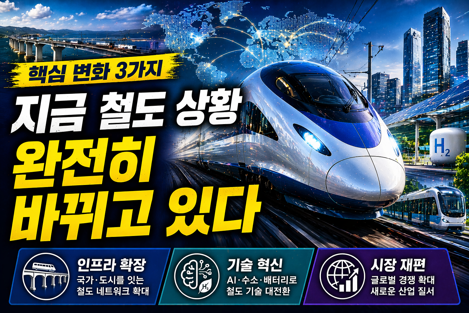 철도, 이제 완전히 다른 산업이 됩니다 (핵심 변화 3가지)(주간해외철도동향 2026년 4월 2주차)