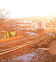 서울로 향하는 무궁화호 기차 