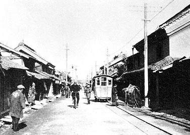 마츠야마(松山) 인차궤도의 옛 사진