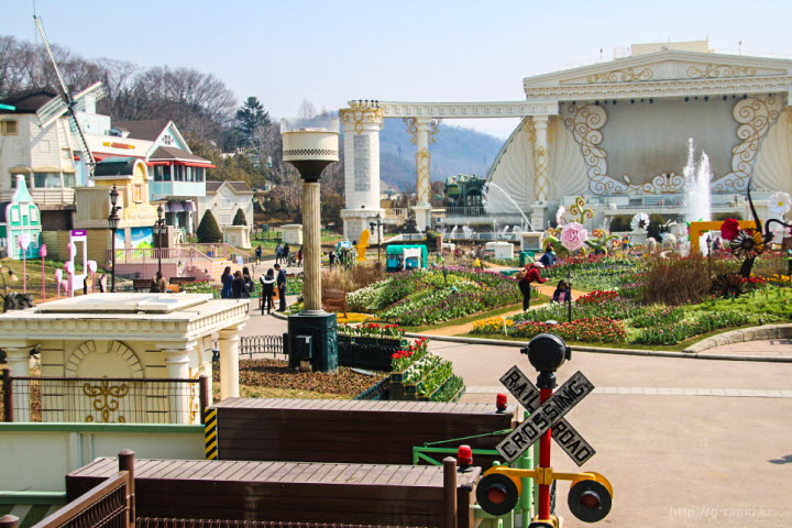 포시즌가든에서도 튤립축제를 즐길 수 있다