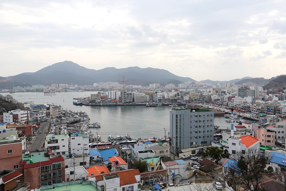 동포루에서 바라본 통영 앞바다